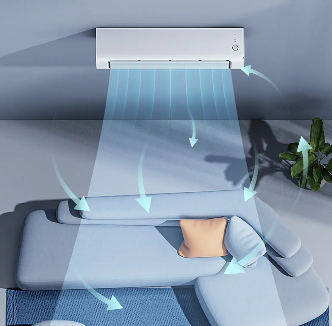 BreezaMax is cooling whole room